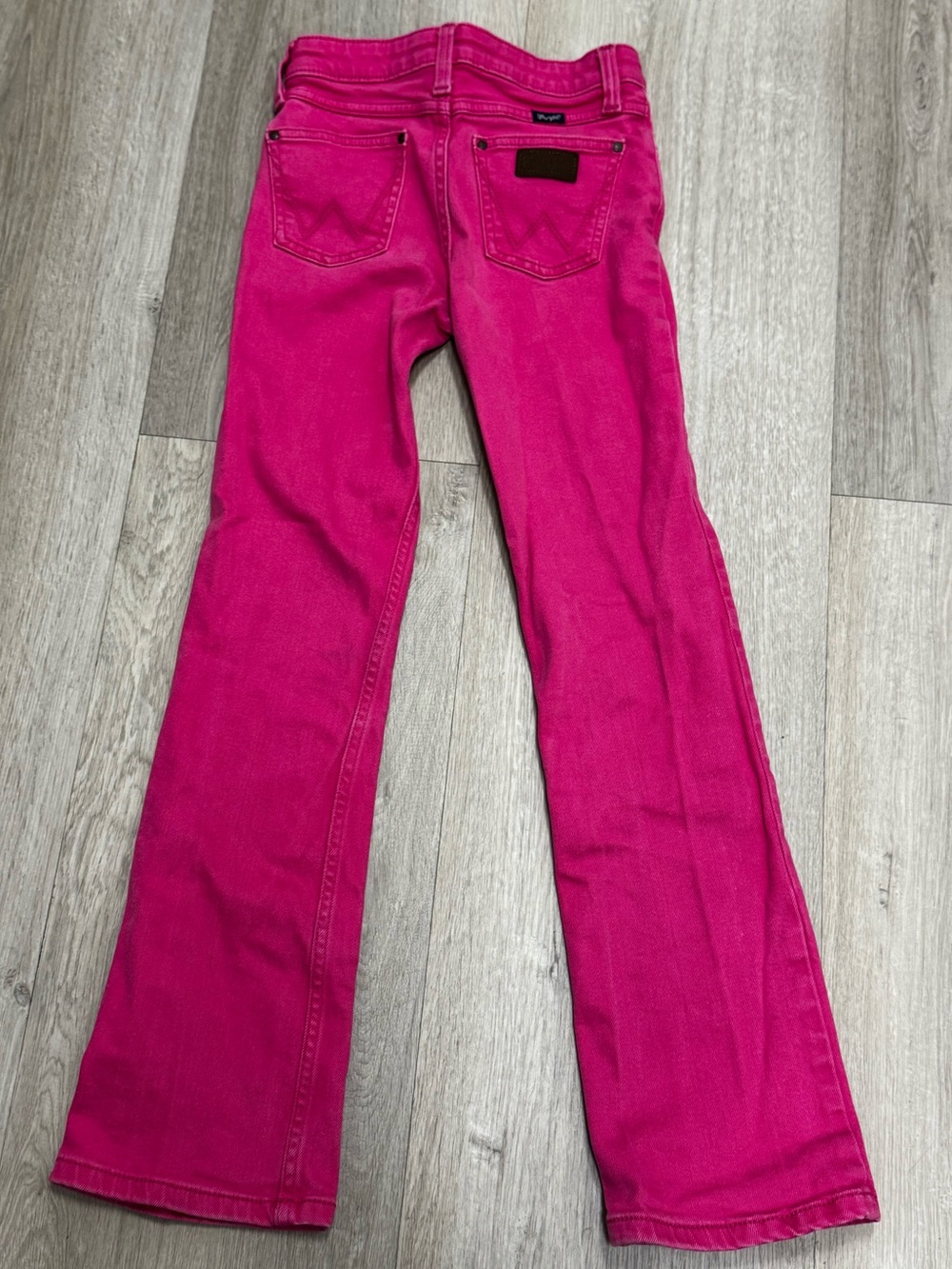 Wrangler Girls Slim Bootcut Jeans Hot Pink 10 Slim with Adjustable Waist Western